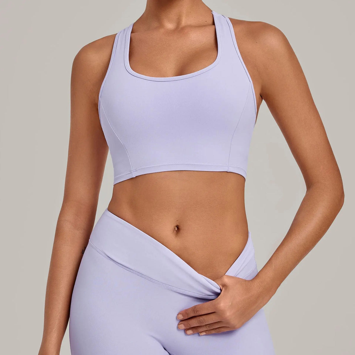 Scrunch Cross-Back Bra