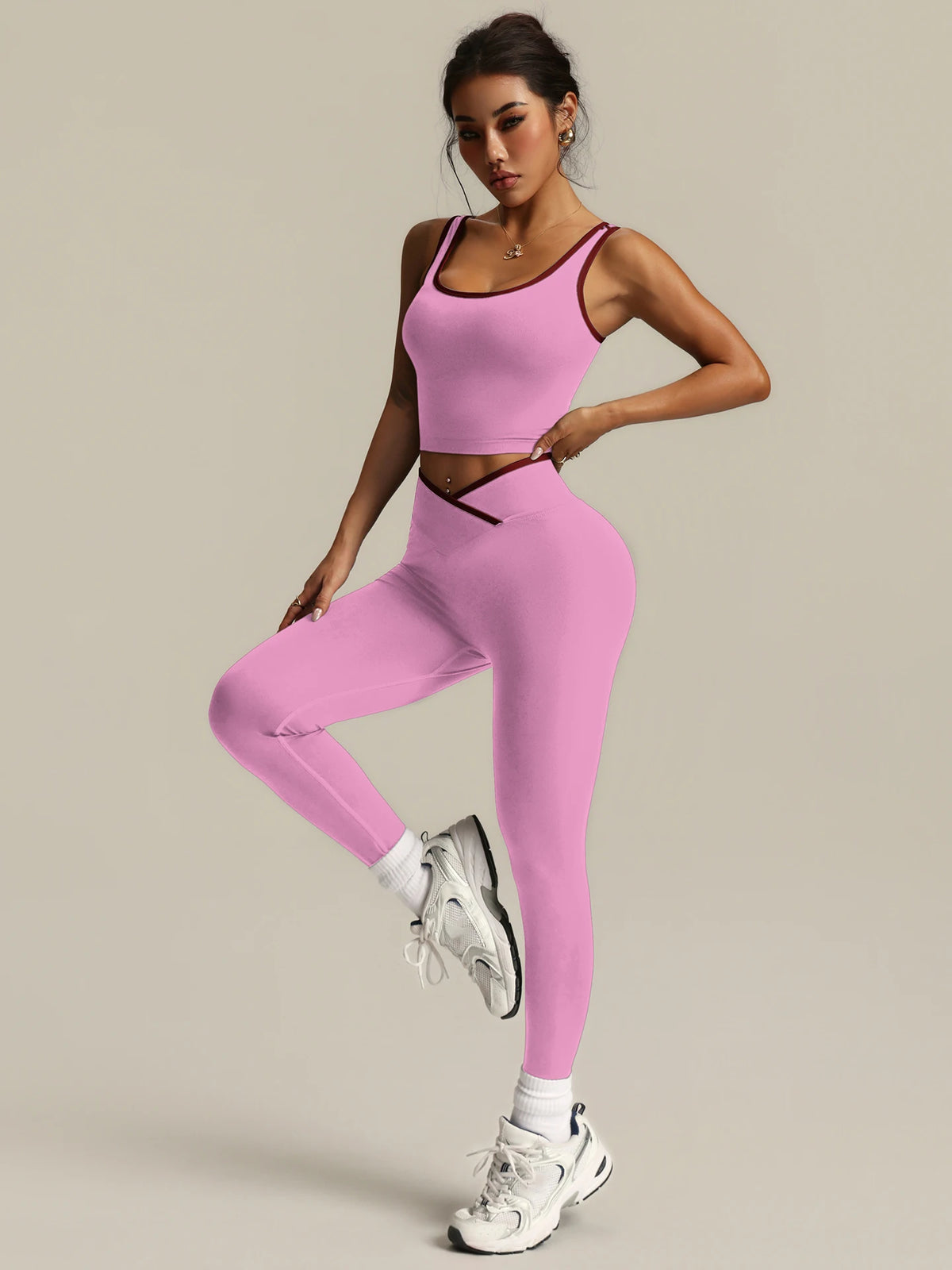 Crossover V Leggings Set