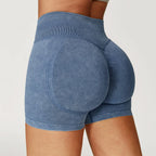 Sand-Washed Yoga Shorts