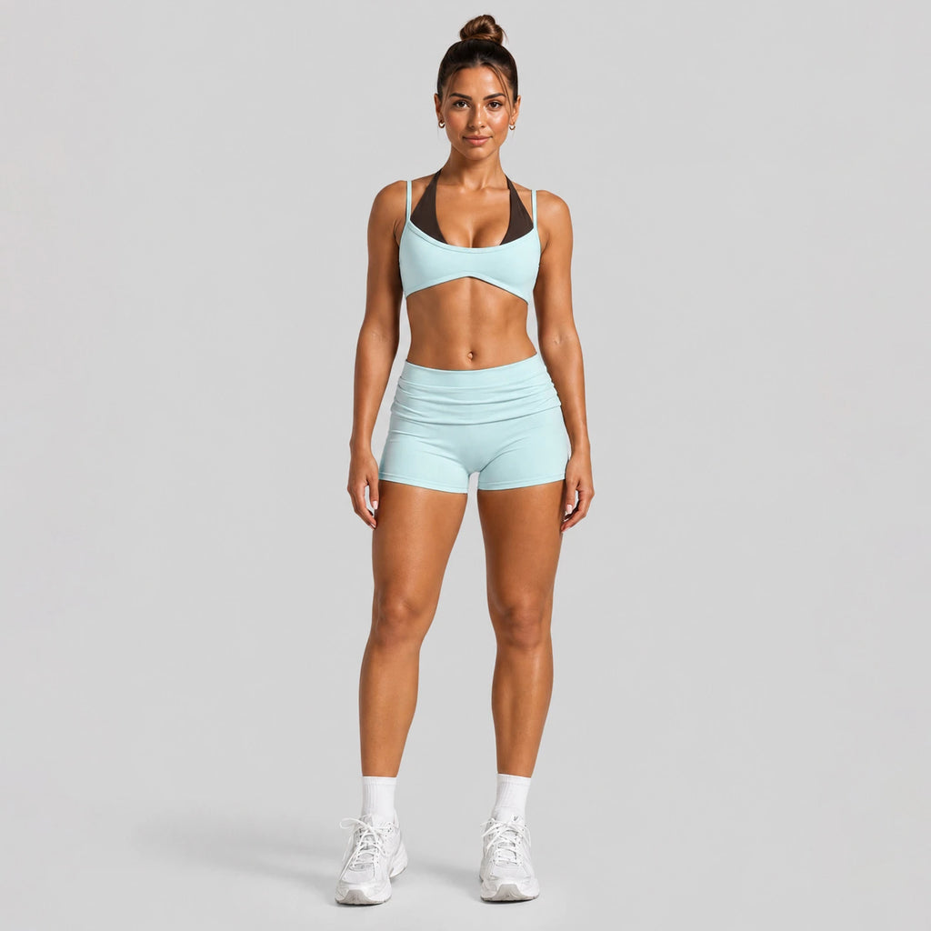 Halter Running Shorts Set
