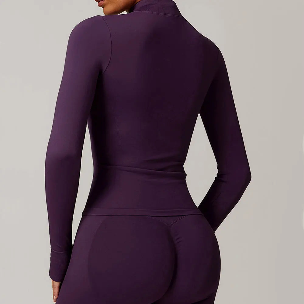 Seamless Stand Collar Jacket
