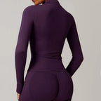 Seamless Stand Collar Jacket