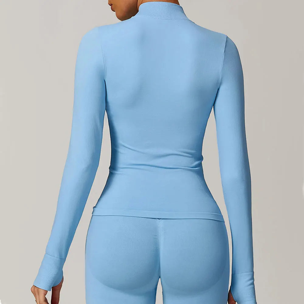 Seamless Stand Collar Jacket