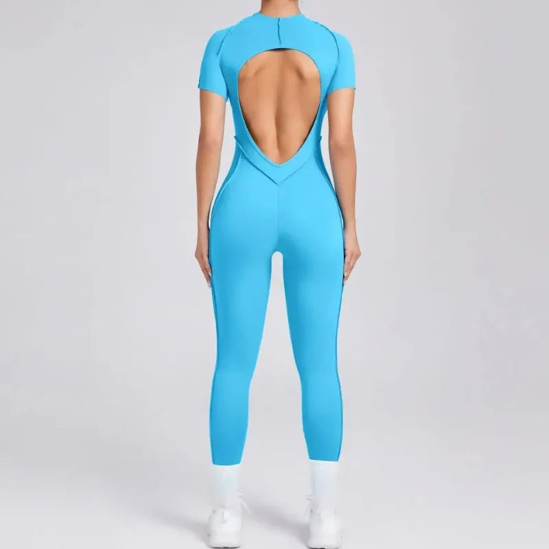 Aria Open-Back Jumpsuit