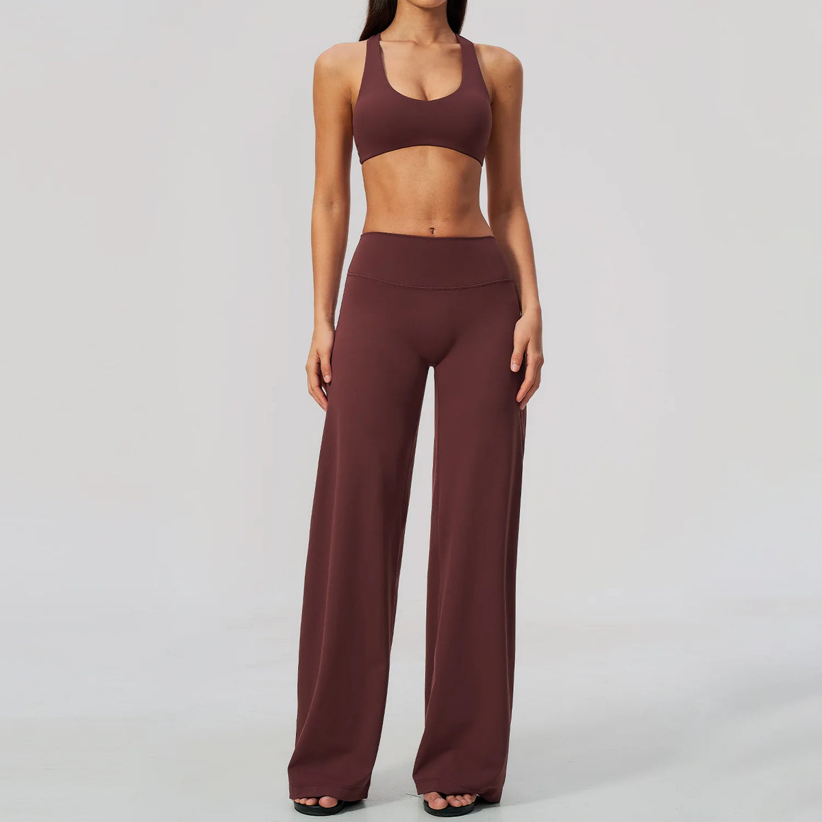 Zip Jacket Wide-Leg Set