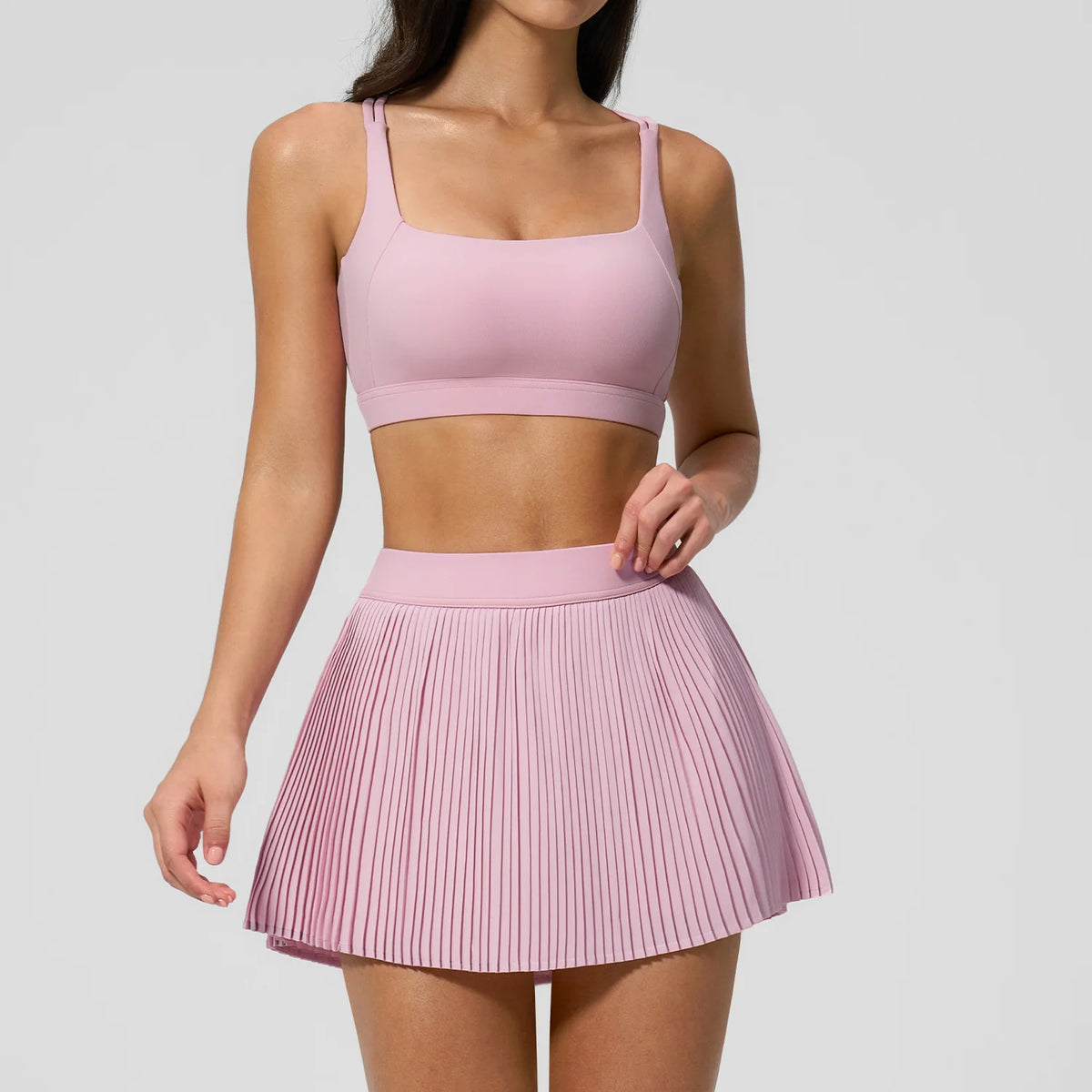 Bra Short Skirt Set