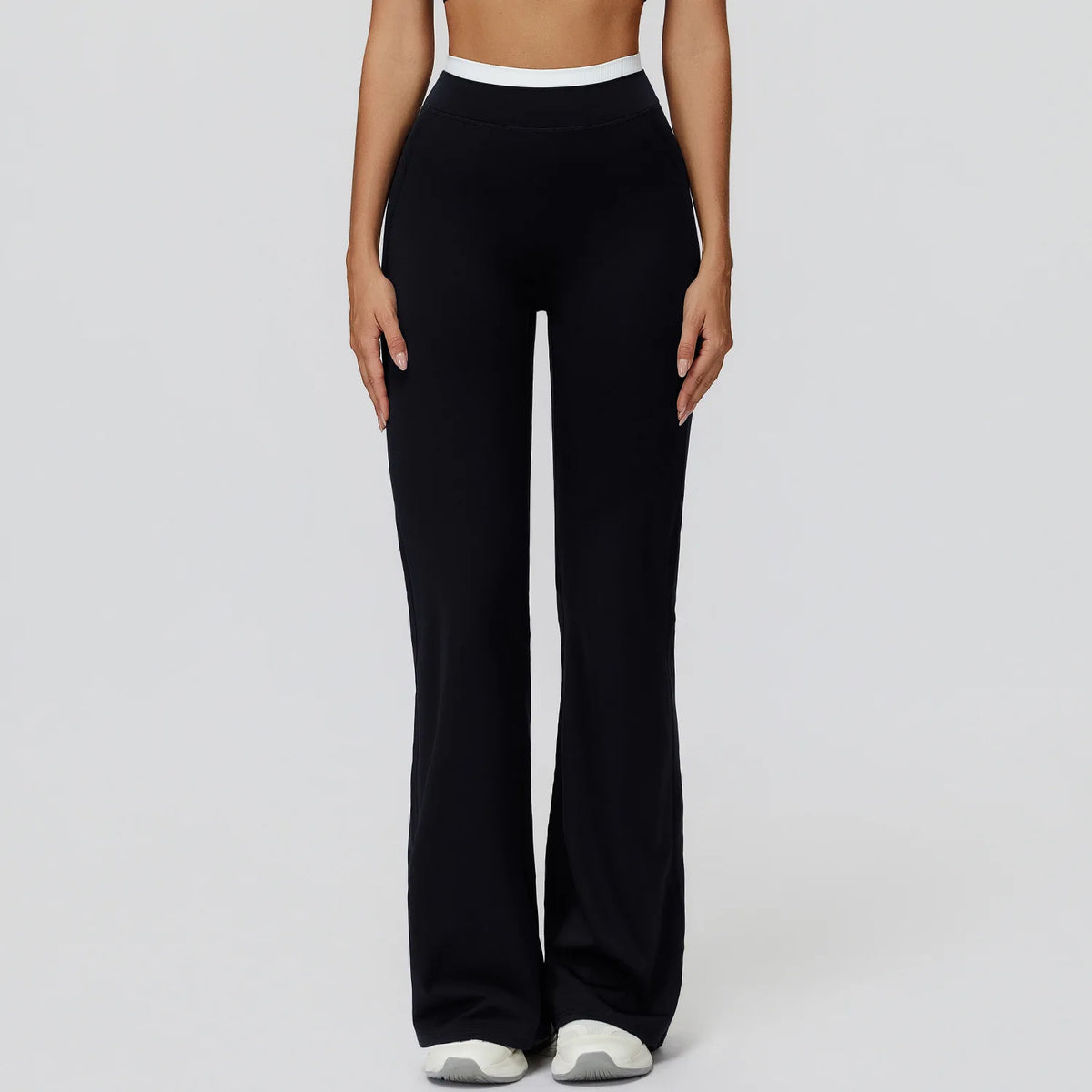High-Rise Bootcut Pants
