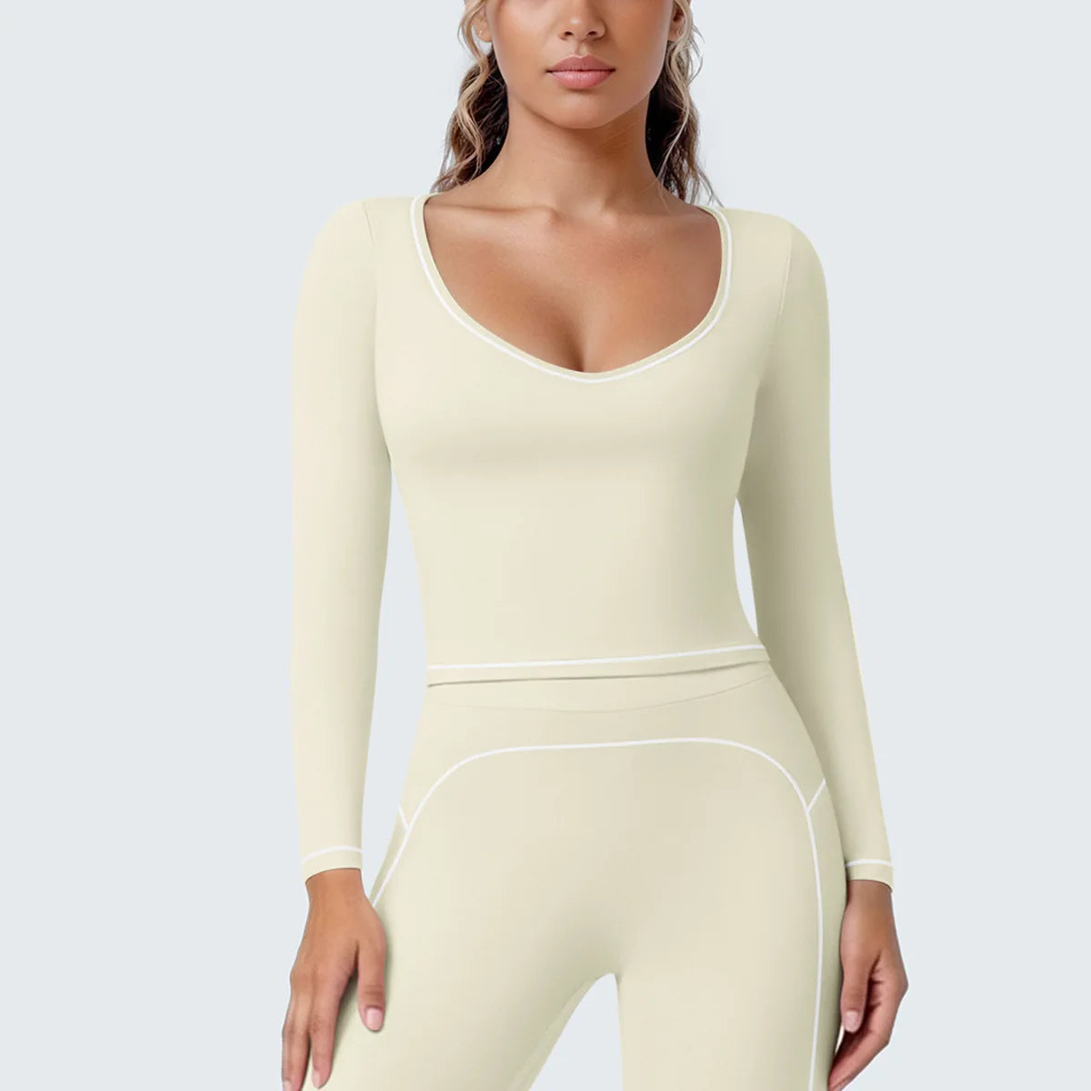 Scoop Neck Crop Tee