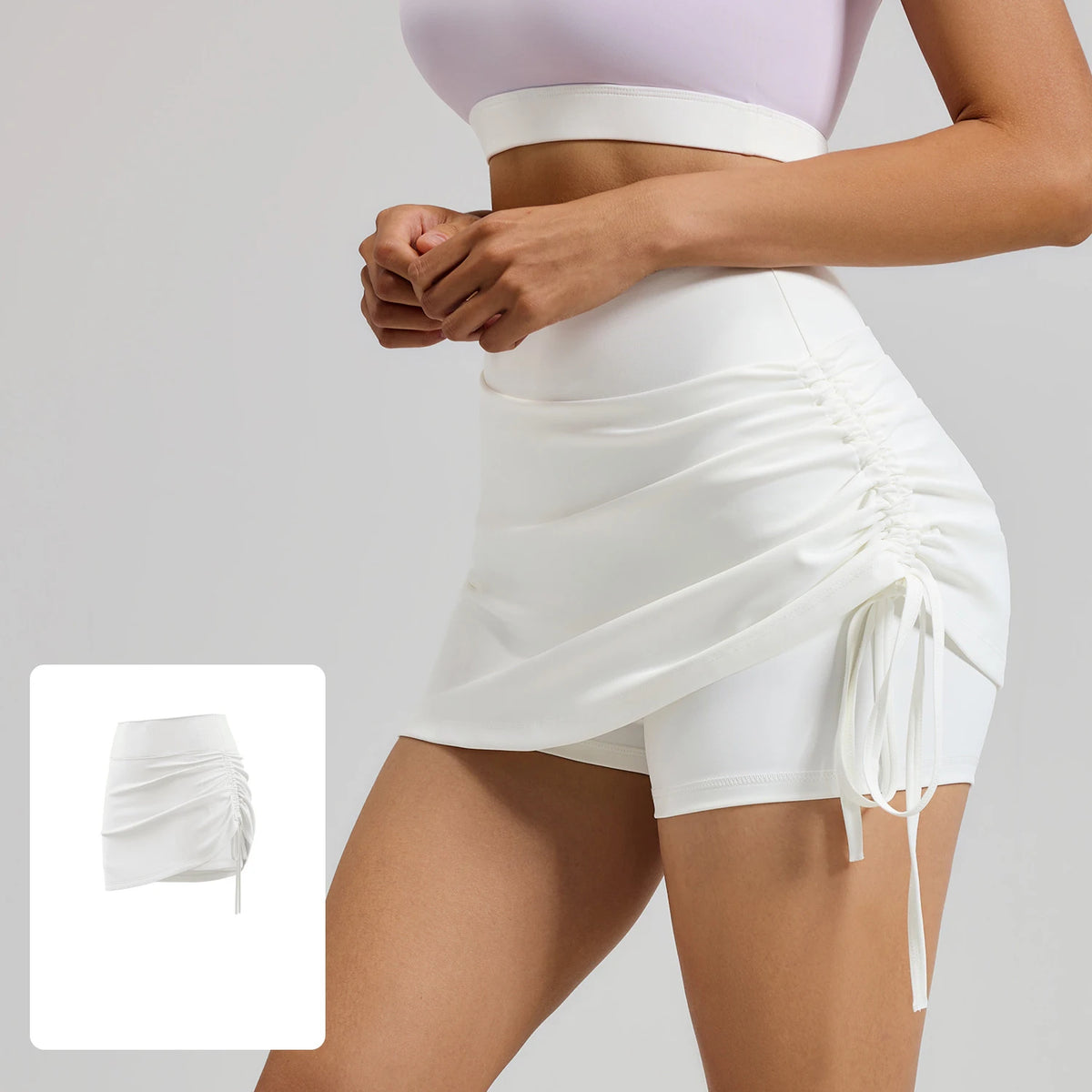 Ruffle Pleated Skort