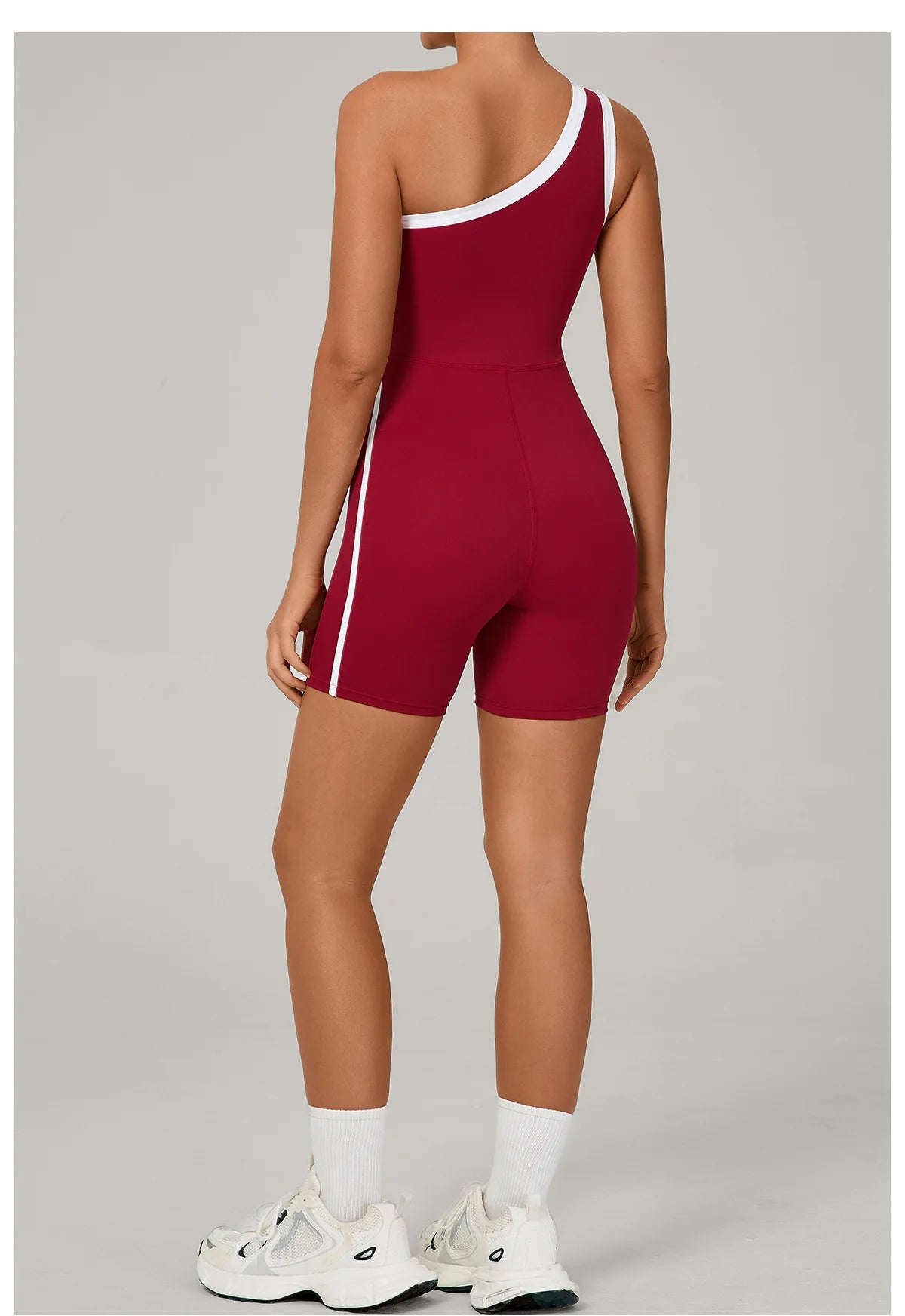 One-Shoulder Short Romper