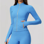 Thumbhole Crop Jacket
