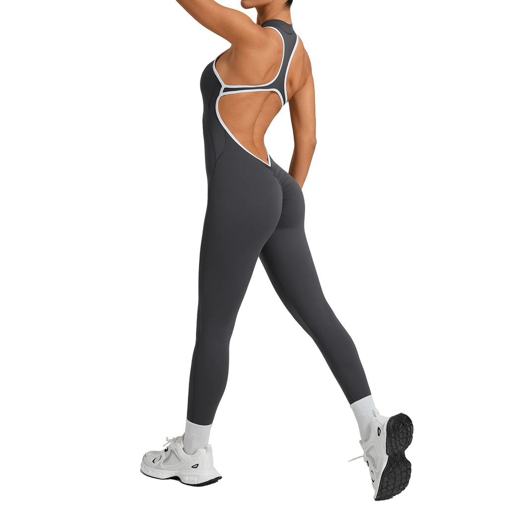 Zip Front Jumpsuit