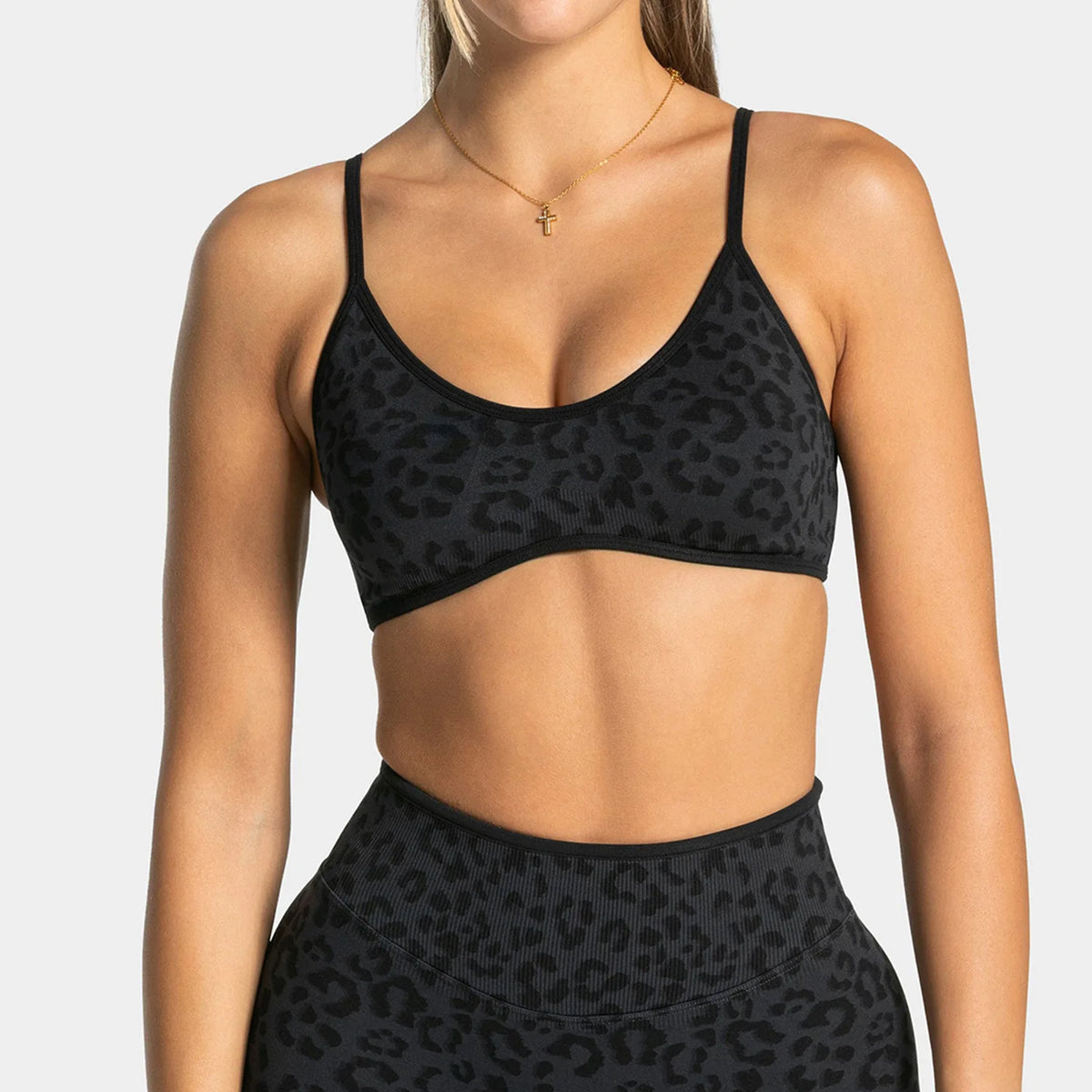 Leopard Strappy Bra