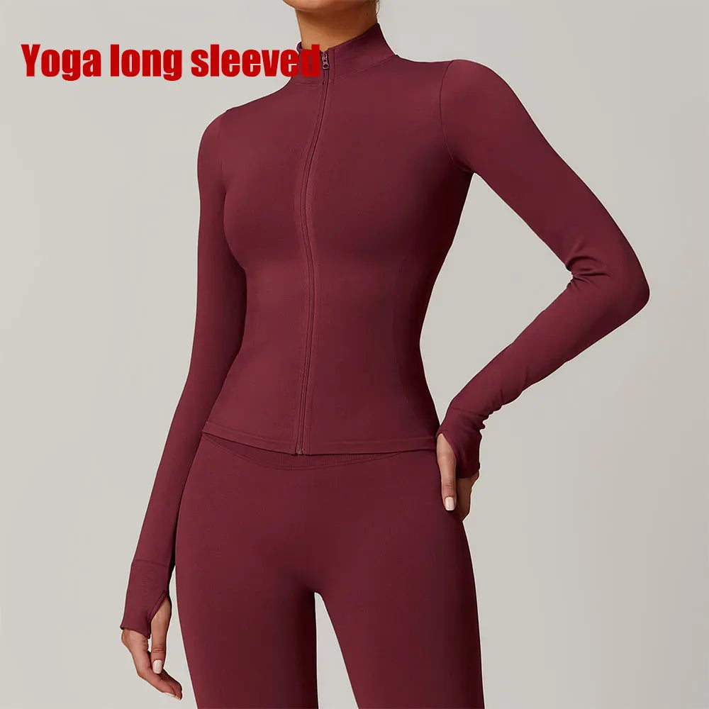 Seamless Stand Collar Jacket