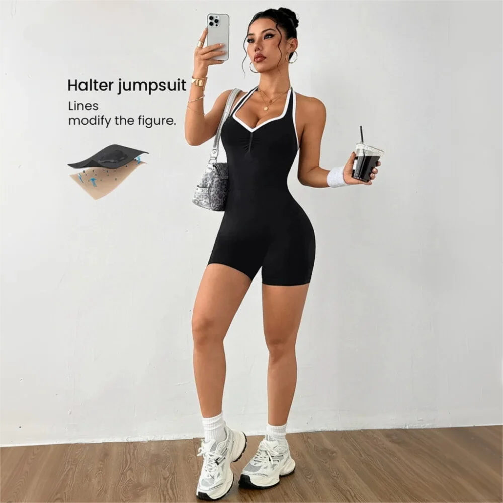 Sweetheart Halter Romper