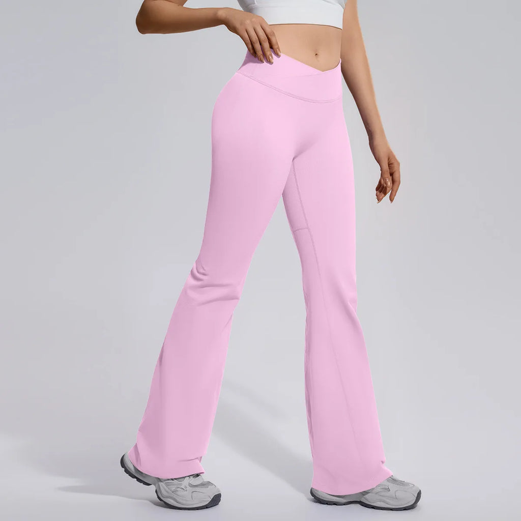 V-Cross Flare Leggings