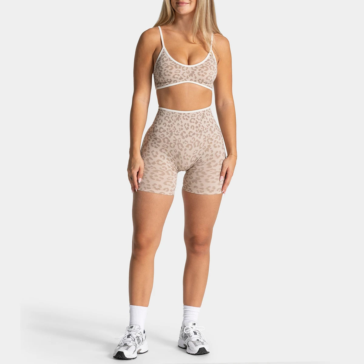 Leopard Bra Shorts Set