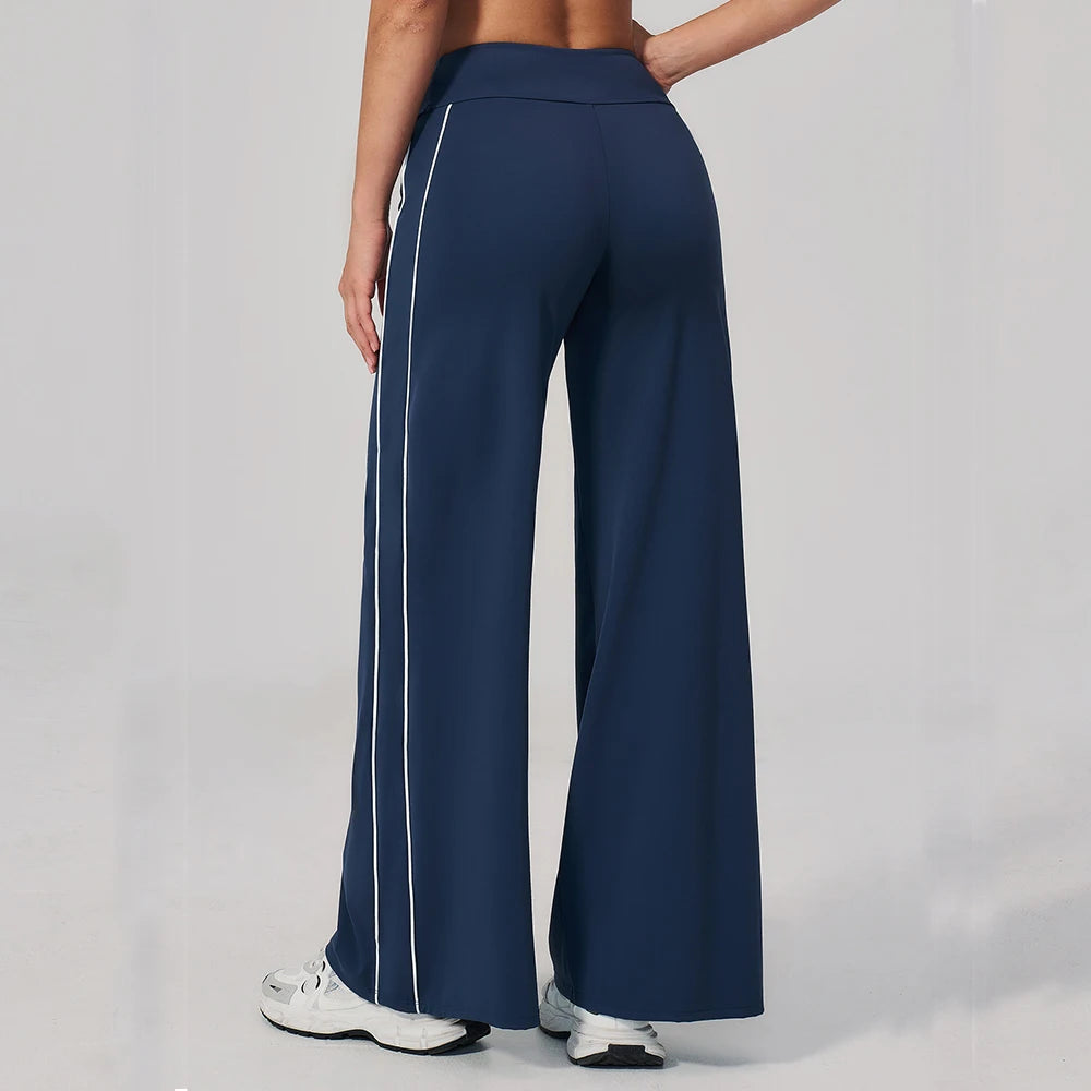 High-Rise Straight Pants
