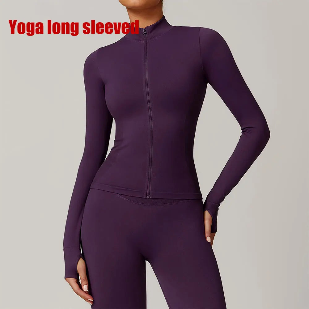Seamless Stand Collar Jacket