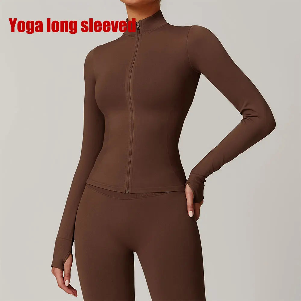 Seamless Stand Collar Jacket