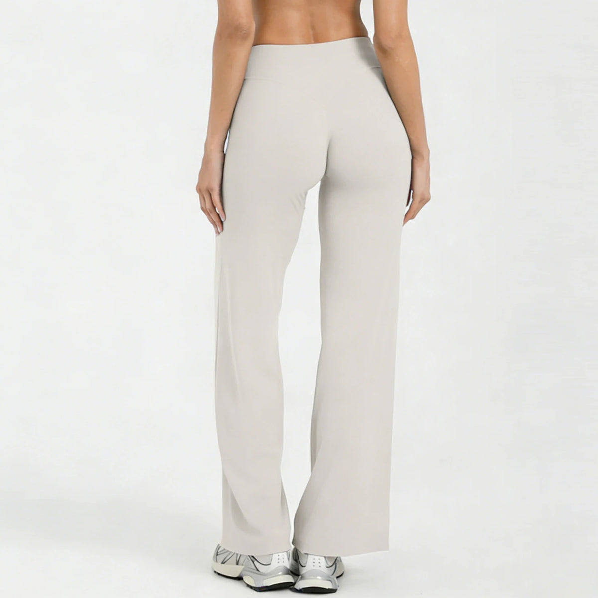 Mid-Rise Wide-Leg Pants