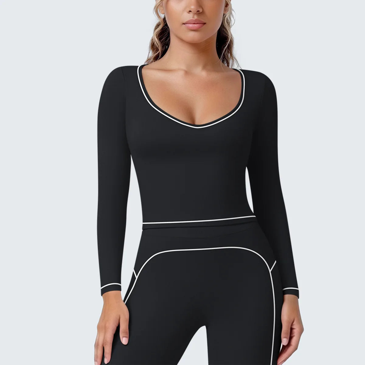 Scoop Neck Crop Tee