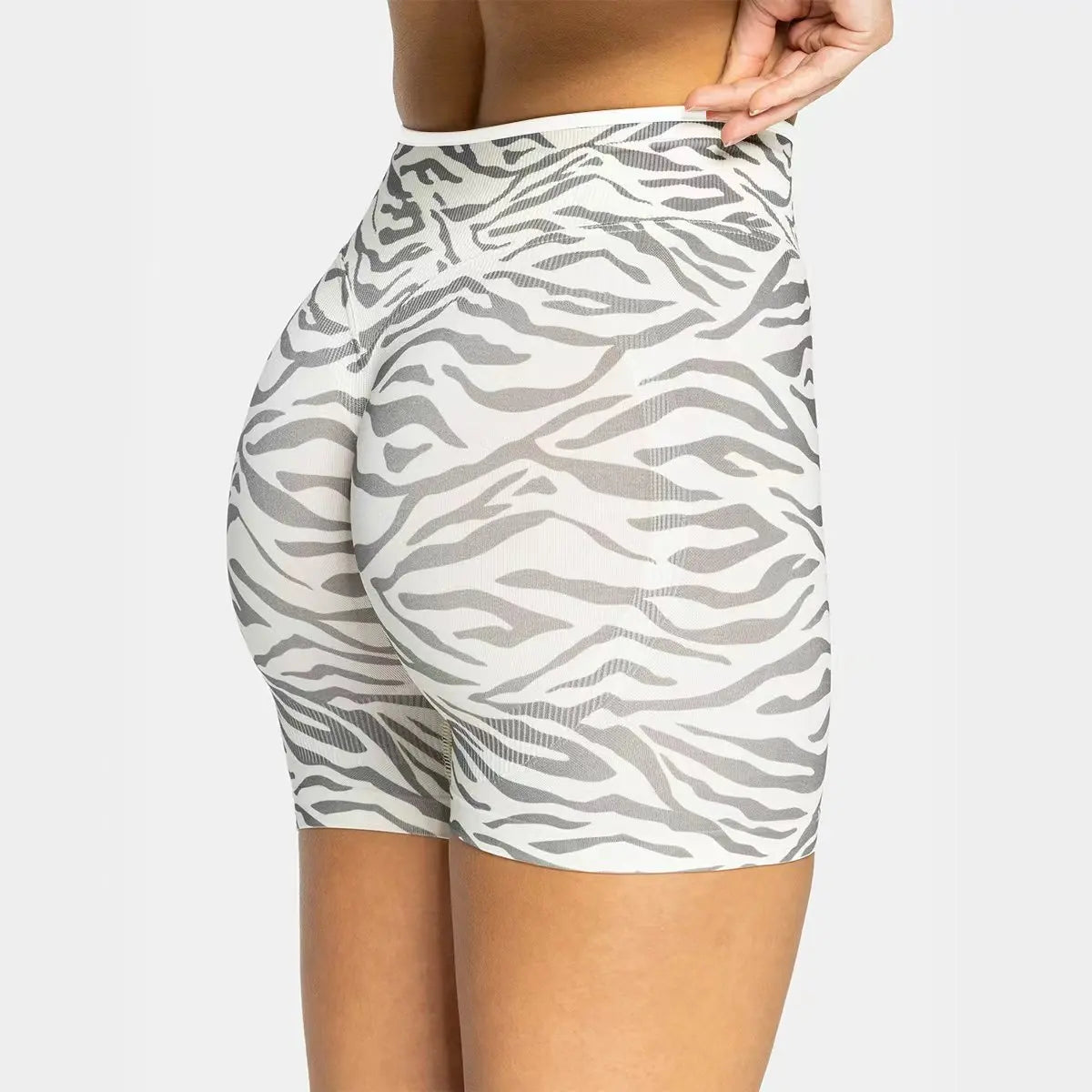 Leopard Peach Shorts