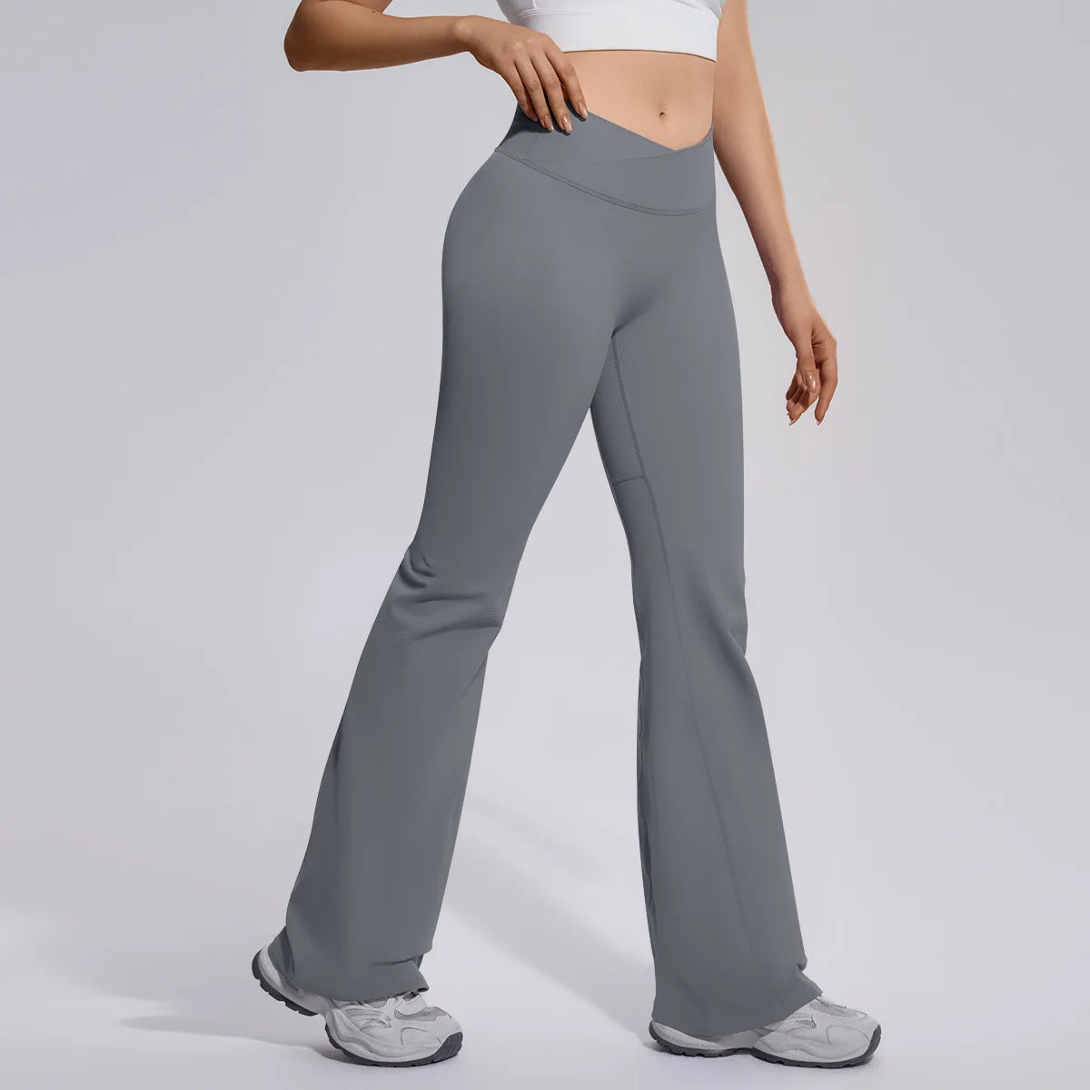 V-Cross Flare Leggings