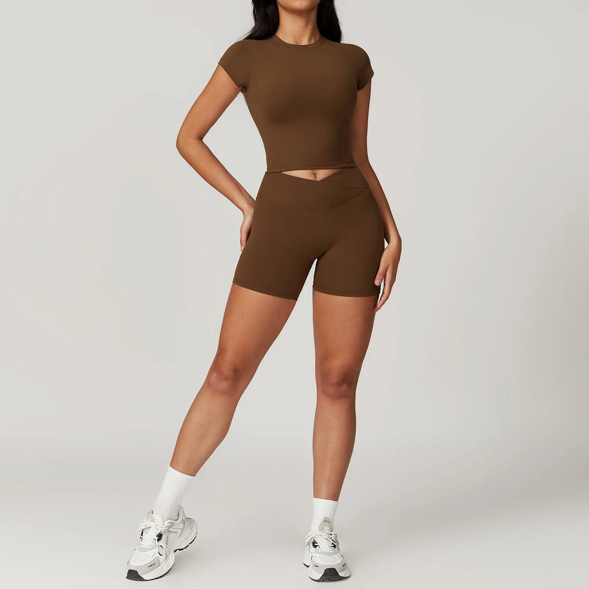 Crop Tee Leggings Set