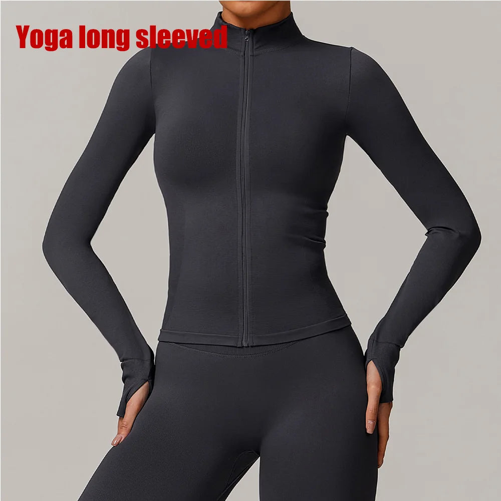 Seamless Stand Collar Jacket