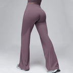 Shaped Hip Flare Pants