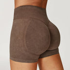 Sand-Washed Yoga Shorts