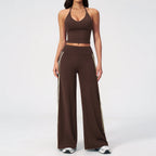 Y-Back Stripe Pants Set