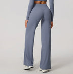 Mid-Rise Wide-Leg Pants