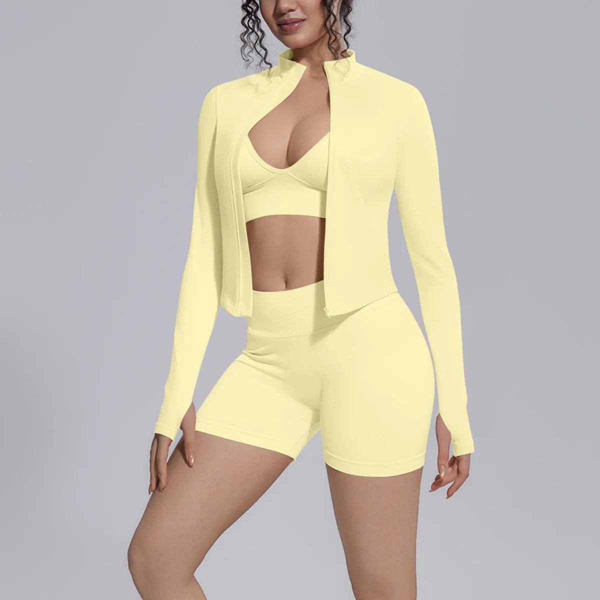 Seamless Three-Piece Set