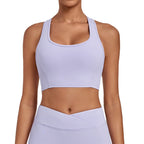Scrunch Cross-Back Bra