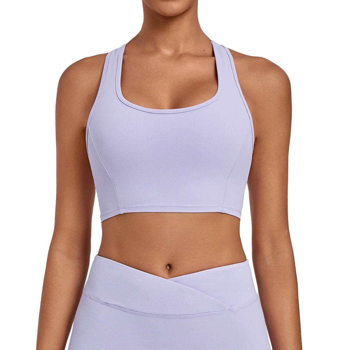 Scrunch Cross-Back Bra