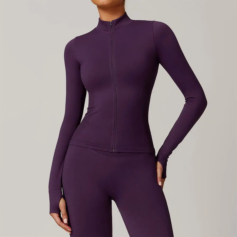 Seamless Stand Collar Jacket