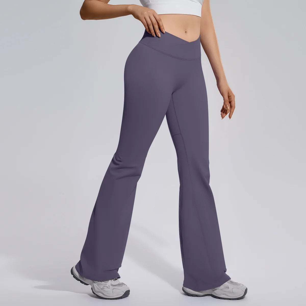 V-Cross Flare Leggings