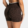 Leopard Peach Shorts