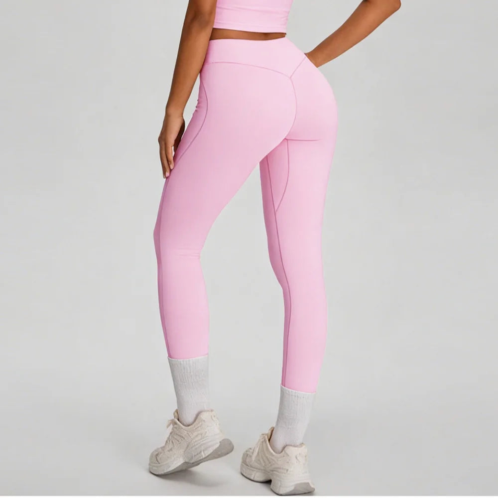V-Cross Ruched Leggings