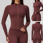 Thumbhole Crop Jacket