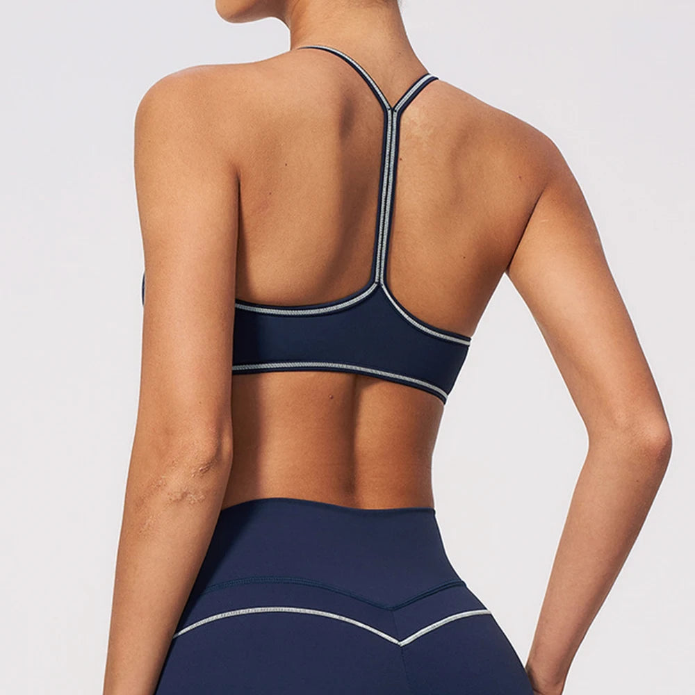 Deep-V T-Back Bra