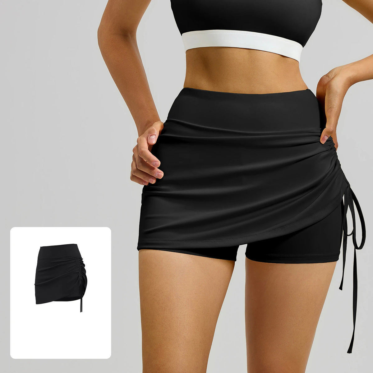 Ruffle Pleated Skort