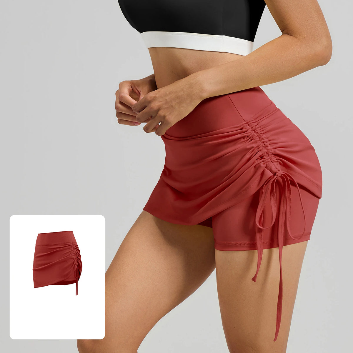 Ruffle Pleated Skort