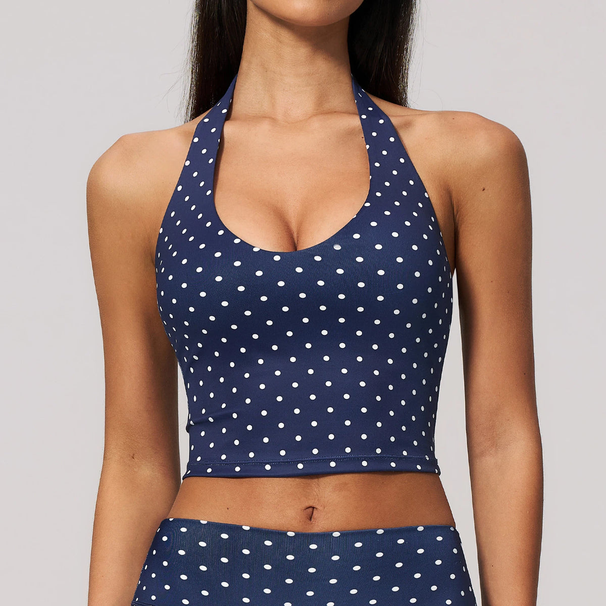 Polka Dot Halter Bra