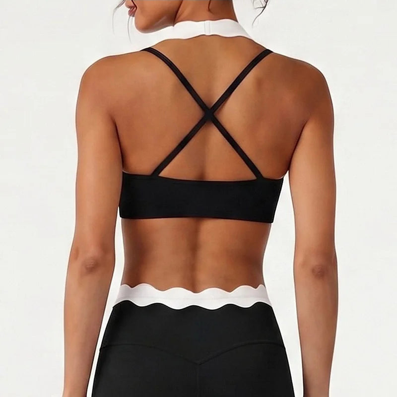 Lace Halter Crop Top