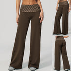 Fold-Over Flare Pants