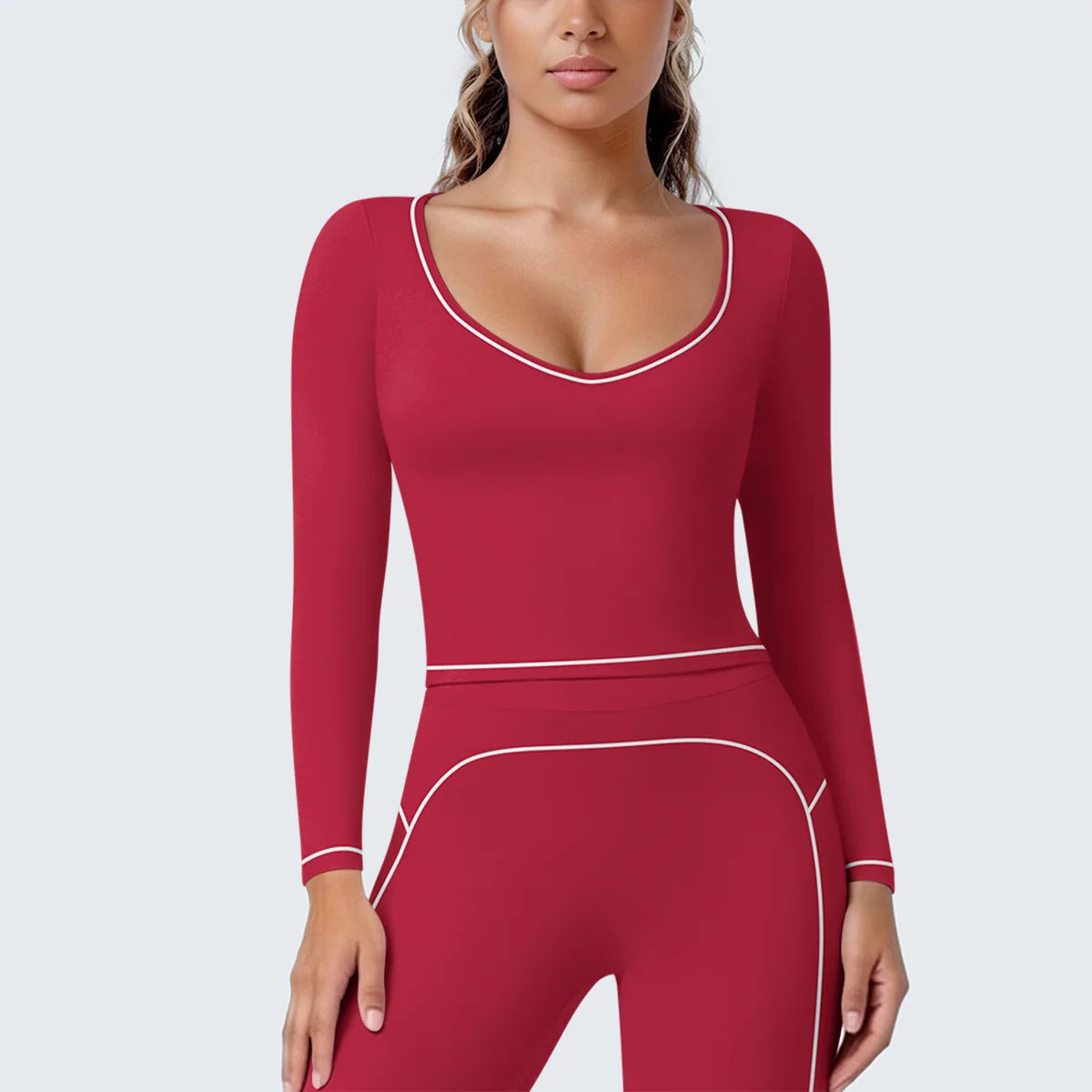 Scoop Neck Crop Tee
