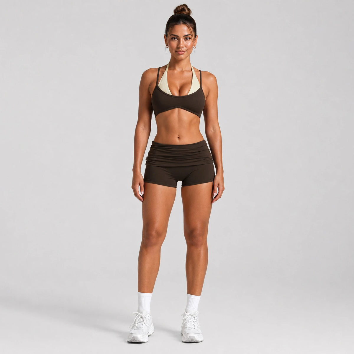 Halter Running Shorts Set